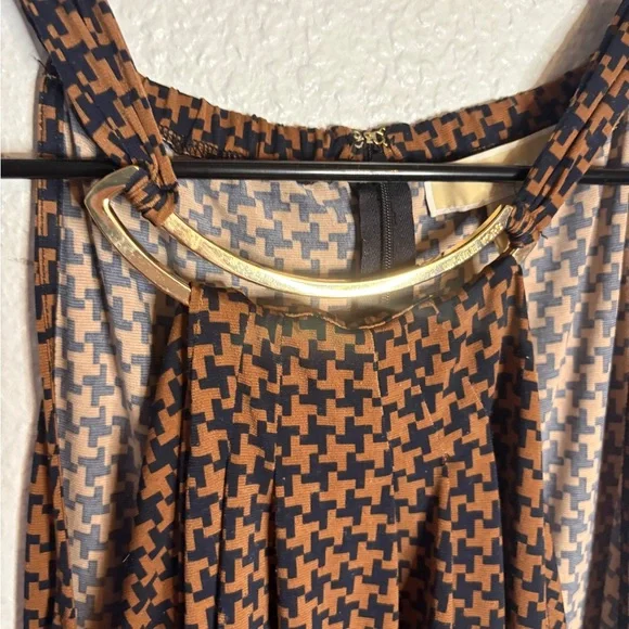 MICHAEL Michael Kors Black and Brown Maxi Dress - Picture 2 of 4